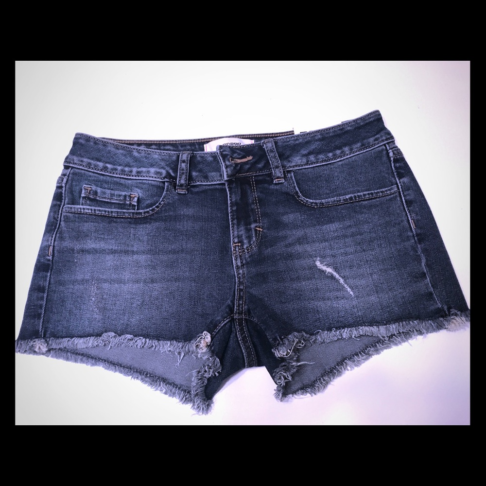 PINK cut off jean shorts, new with tags, size 2