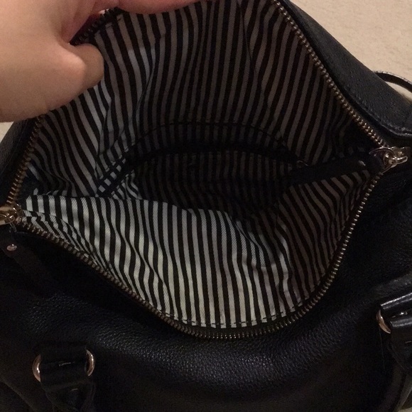 Authentic Kate spade black leather satchel - Picture 4 of 5