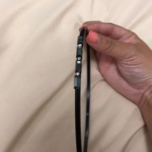 Plastic headband with gems