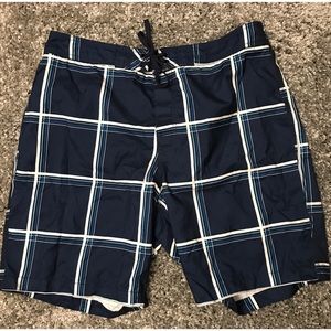 Men's Swim trunks 🌊 Size XL🐳Blue &White Men's Swim trunks 🌊 Size XL🐳Blue &White