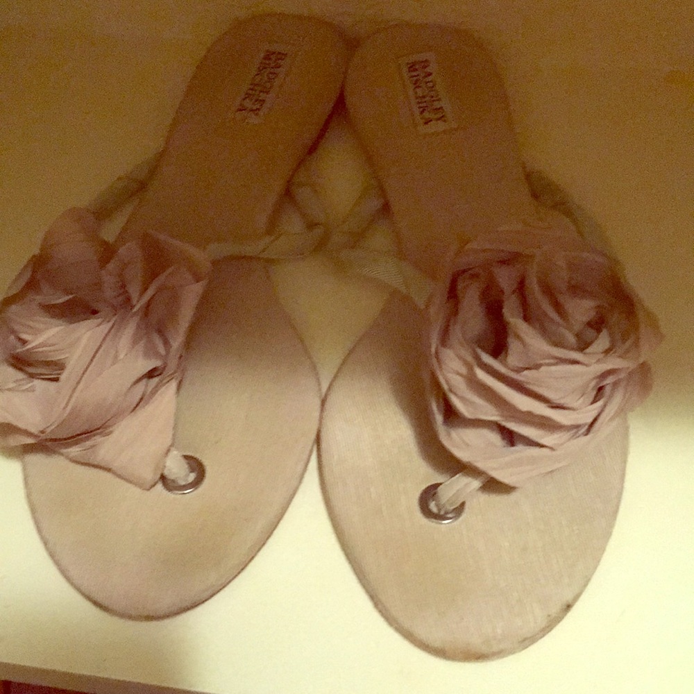 Badgley mischka flip flops