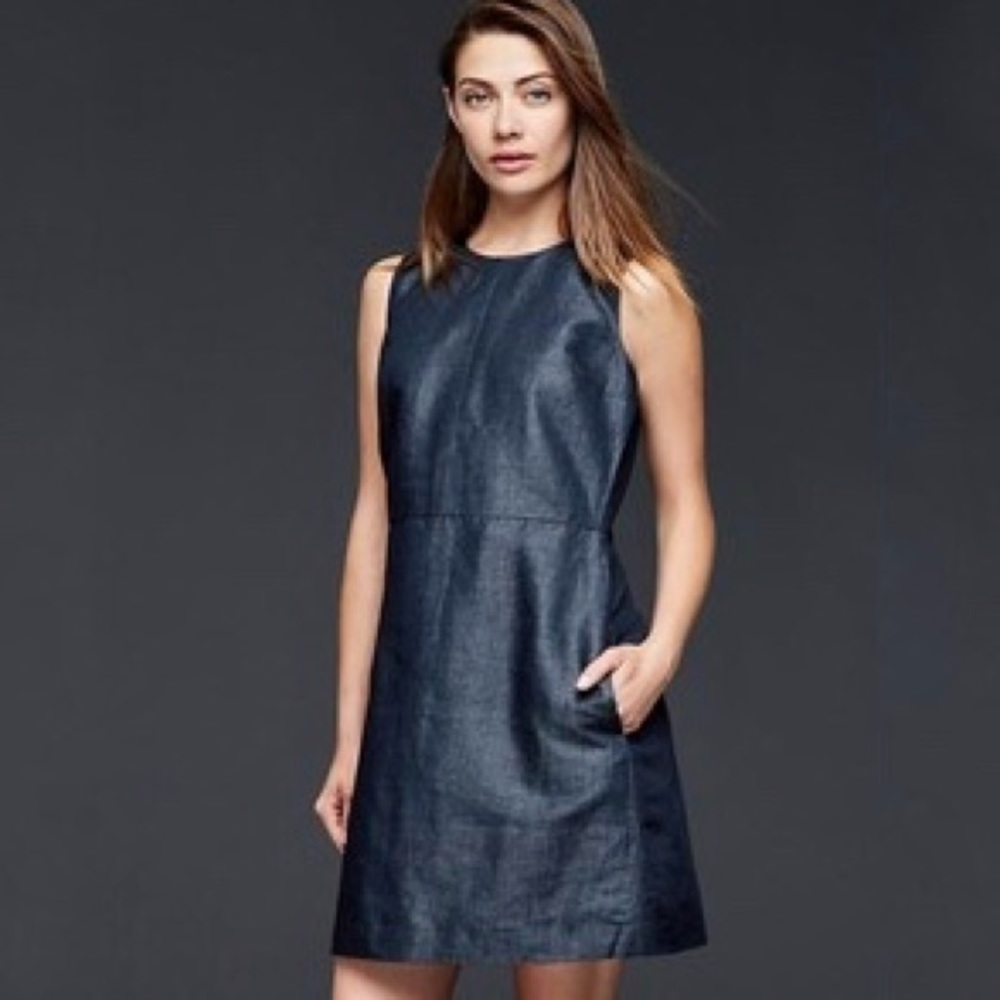 NEW Gap denim sheath dress