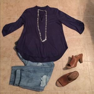 Stylish Navy Blue top