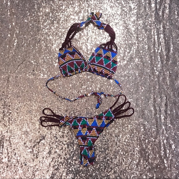 LAST CHANCE Bikini Polka Dot Multi Pattern - Picture 1 of 4