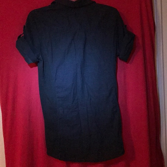 Black button down blouse - Picture 5 of 6