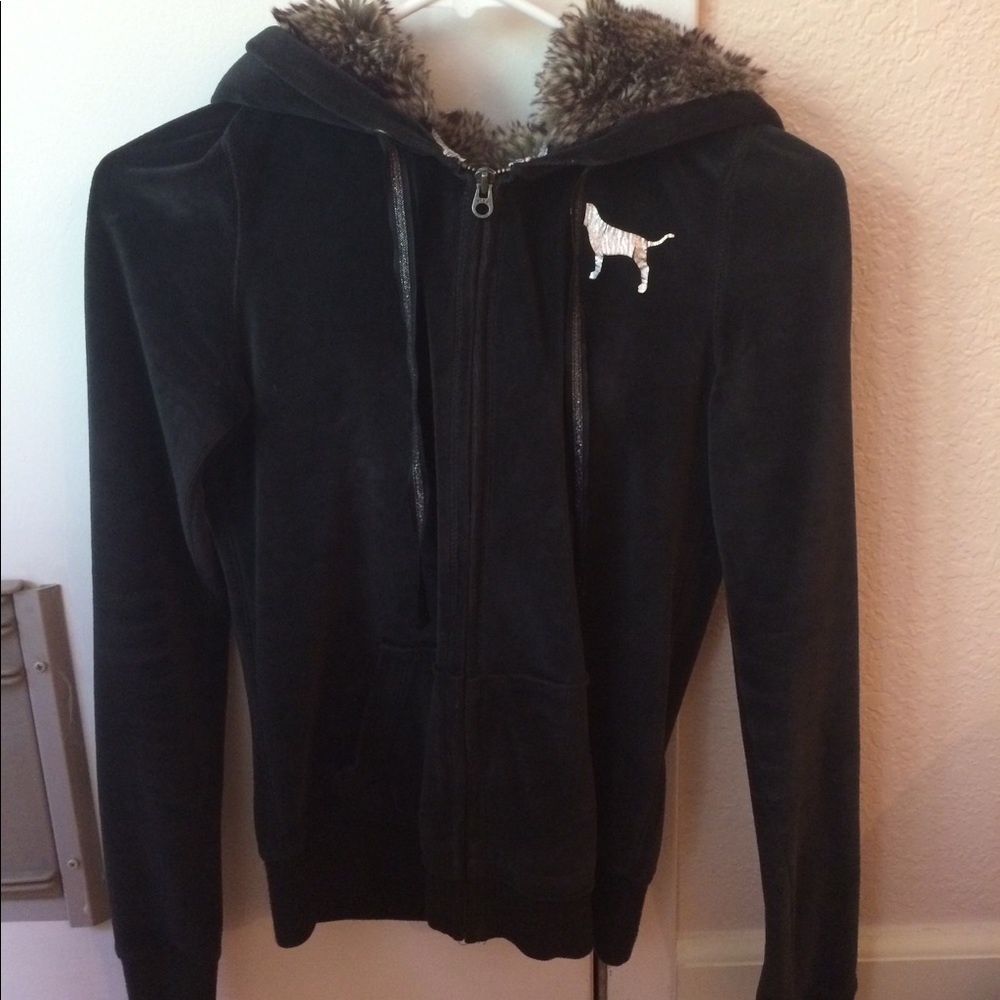 Black velvet jacket