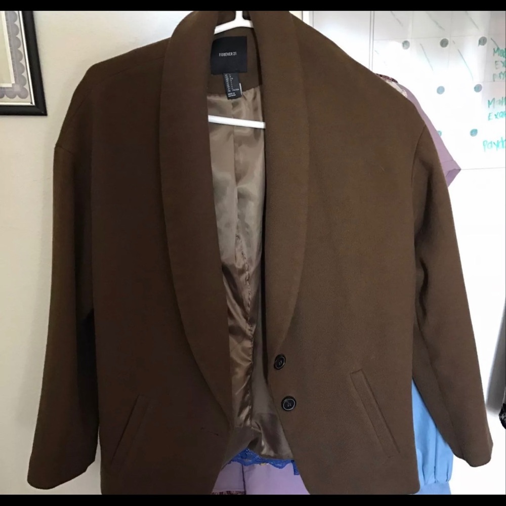 Brown blazer