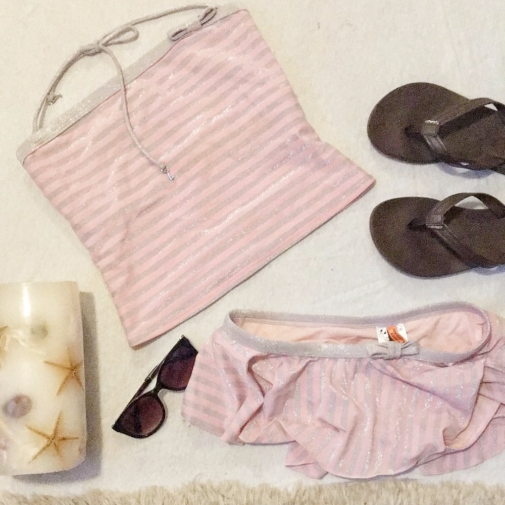Juicy Couture 2-piece pink bikini