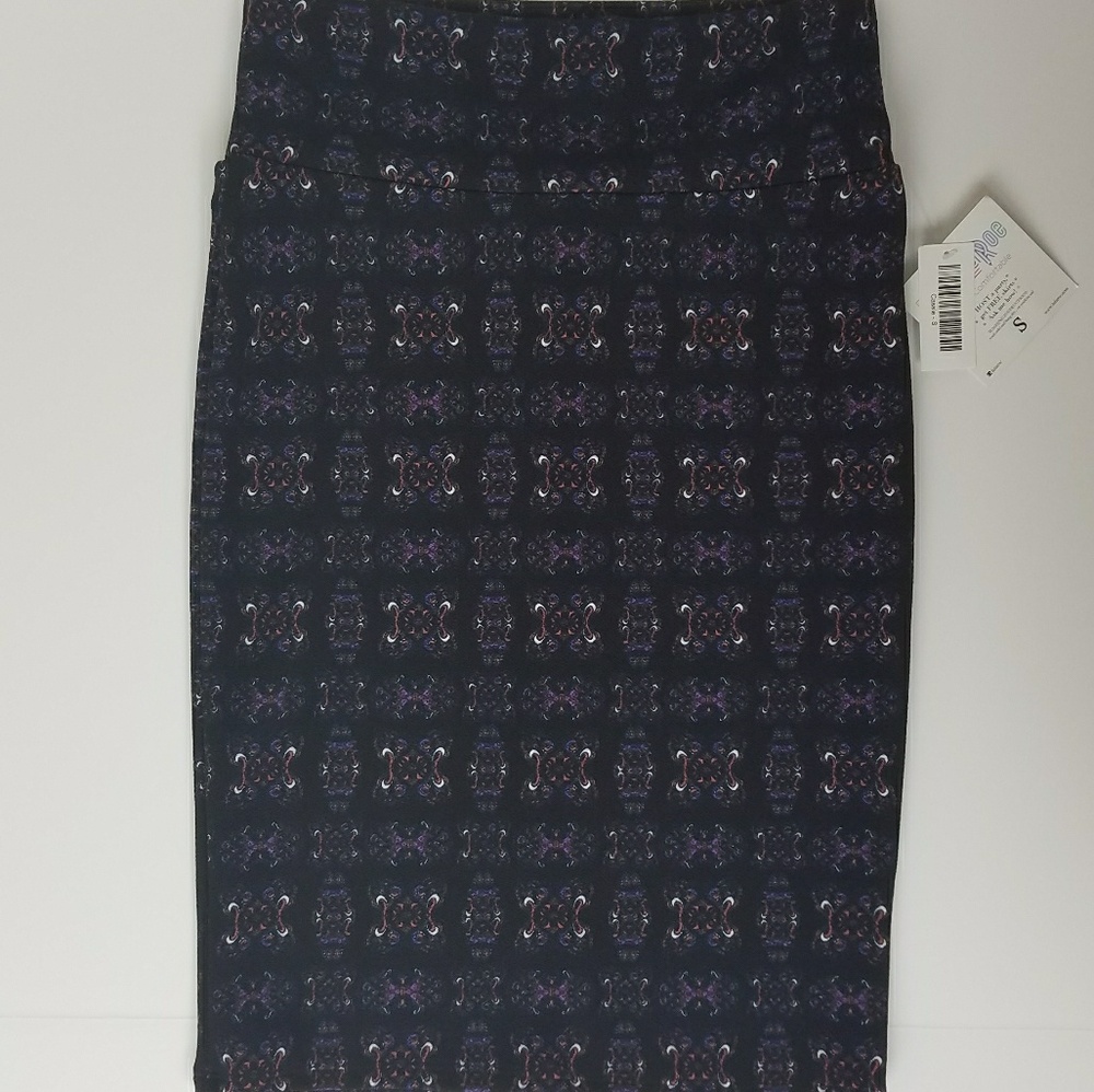 LuLaRoe Cassie Pencil Skirt, classic dark