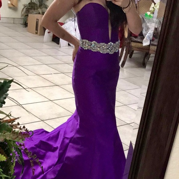 Purple jovani dress - Picture 1 of 3
