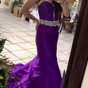Purple jovani dress
