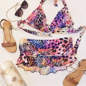 Kenneth Cole Reaction multicolored bikini