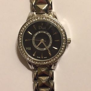 Dior watch with crystals
