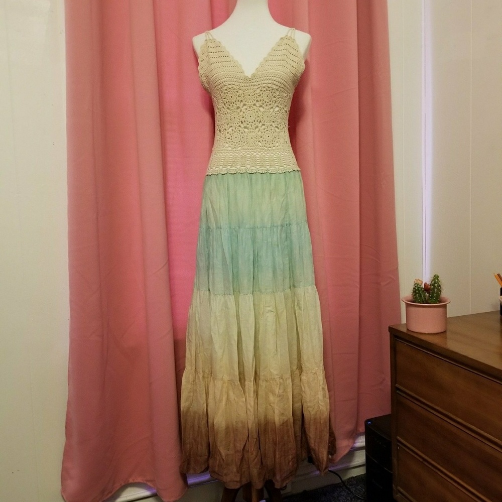 BCBG Knit Ombre Maxi Dress