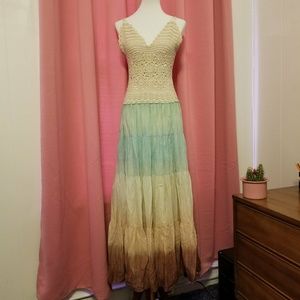 BCBG Knit Ombre Maxi Dress