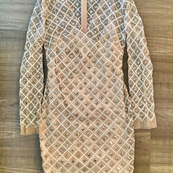 BEBE BIRTHDAY PARTY DIAMOND DRESS SIZE 4 - Picture 2 of 7