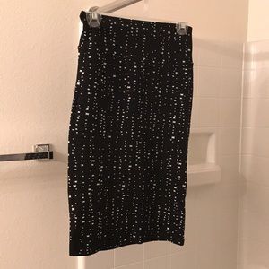Black and white Cassie pencil skirt *lularoe*