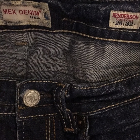 MEKHendersonBoot Cut 28 x 32 fray cuts oncuffs - Picture 6 of 8