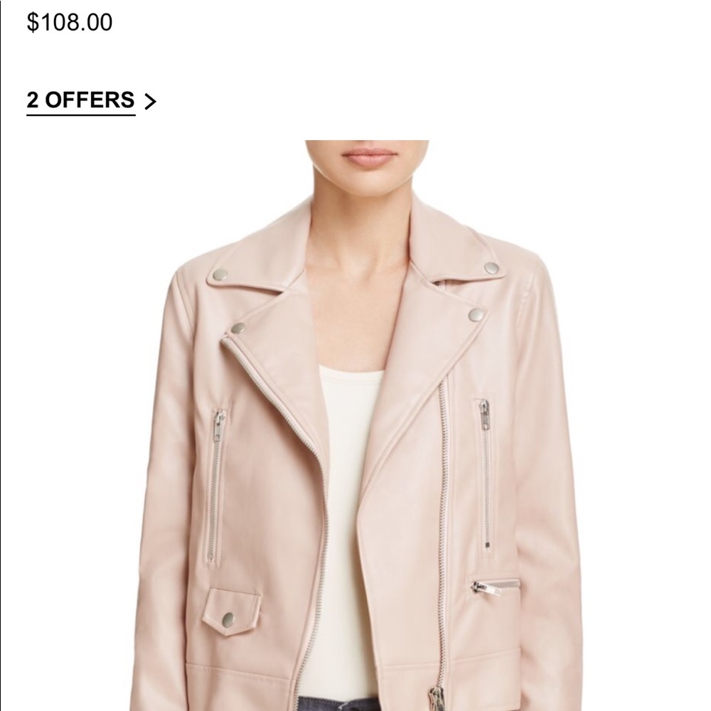 Re:named faux leather moto jacket