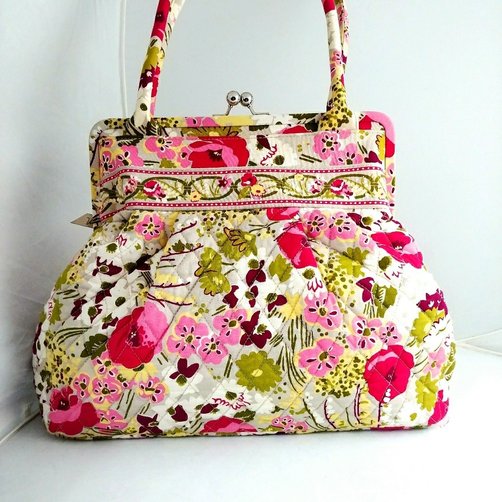 NWOT Vera Bradley unique style large floral bag