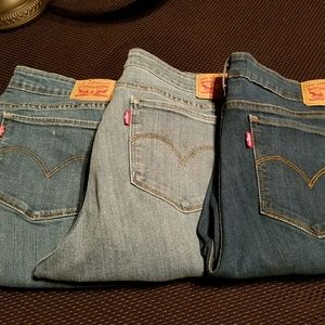 Levis Slim Fit 712 Jeans (3-pair)