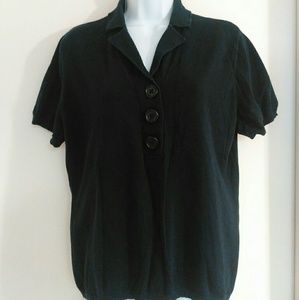 Three button sweater​ shirt