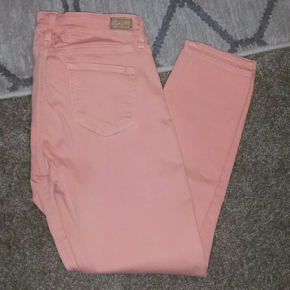 Peach Paige Jeans
