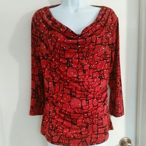 Shirt red/black
