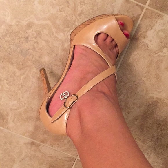 Guess cork high heels - Picture 2 of 4