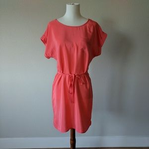 Coral Shift Dress by French Connection