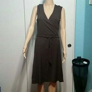 Ann Taylor Loft brown dress