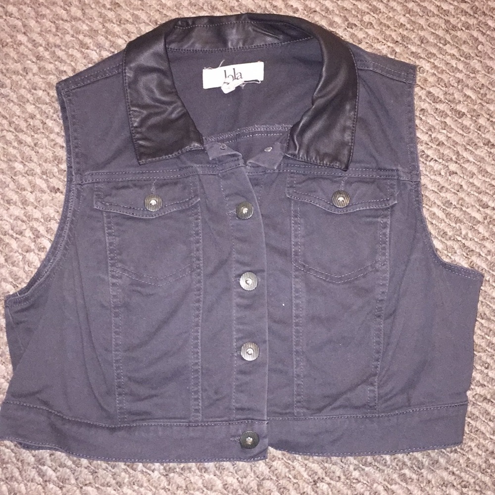 Lola gray vest