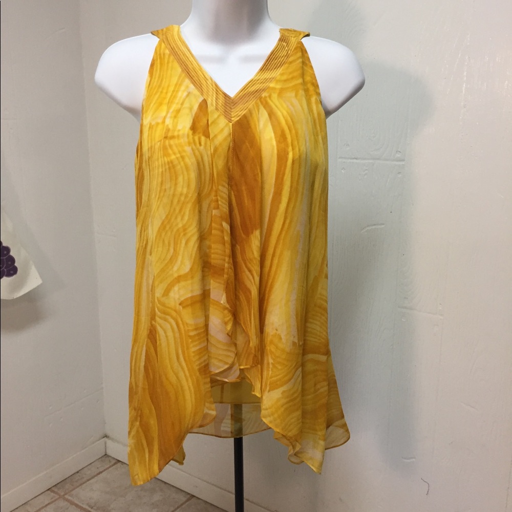 Diane Von Furstenberg Yellow/Gold  blouse