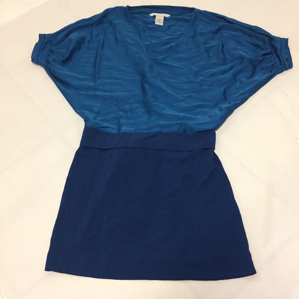 Diane Von Furstenberg Turquoise/Navy Dress