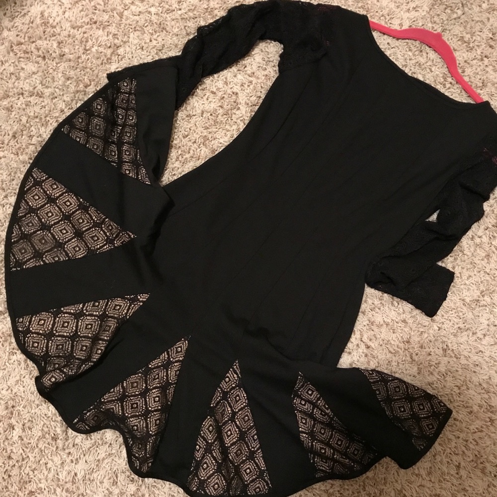 Black long sleeve dress