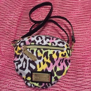 Rainbow Leopard Print Betsey Johnson Crossbody