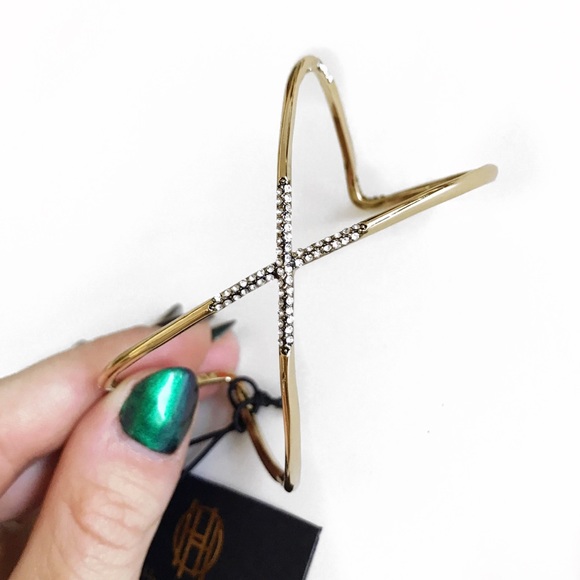 House of Harlow 1960 Sound Waves Cuff Bracelet - Picture 2 of 6