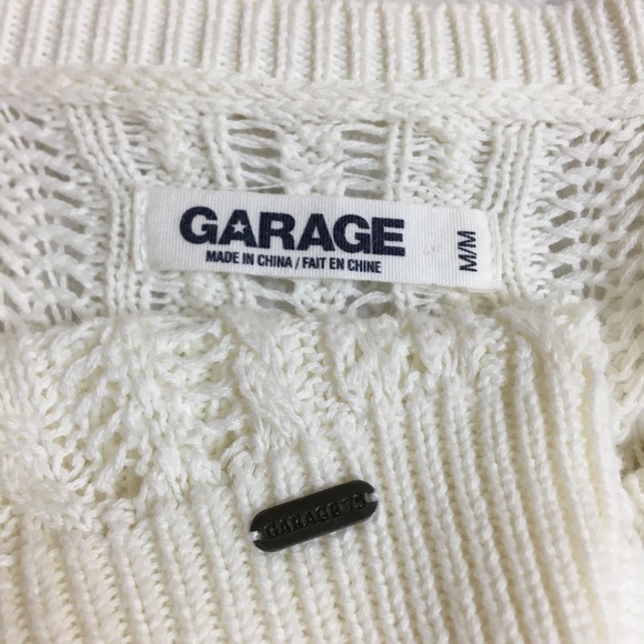 Garage Knit off-shoulder crew sweater - Picture 5 of 6