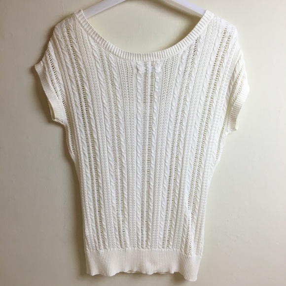 Garage Knit off-shoulder crew sweater - Picture 4 of 6