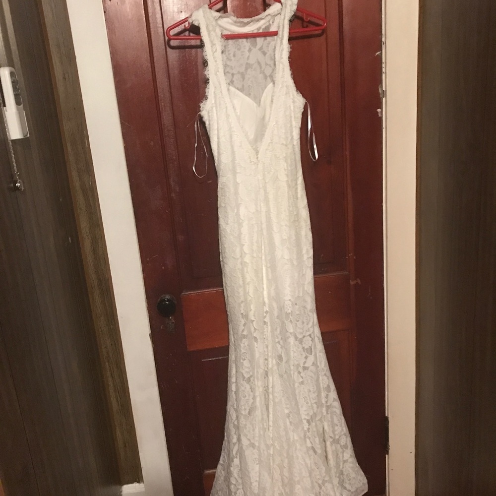 Wedding dress from Davids Bridal