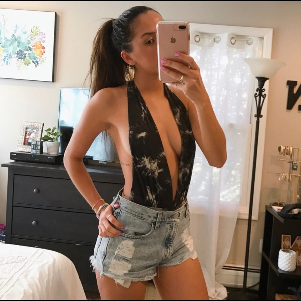 Tye-dye bodysuit
