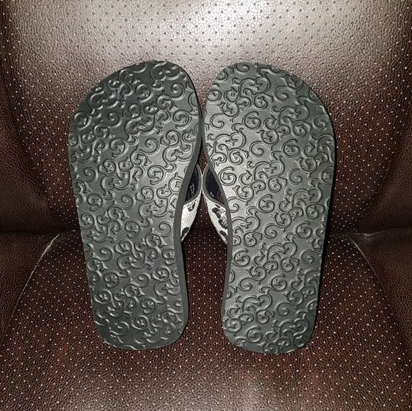 Blazin Roxx Girls Youth "Harper" Black Flip Flops