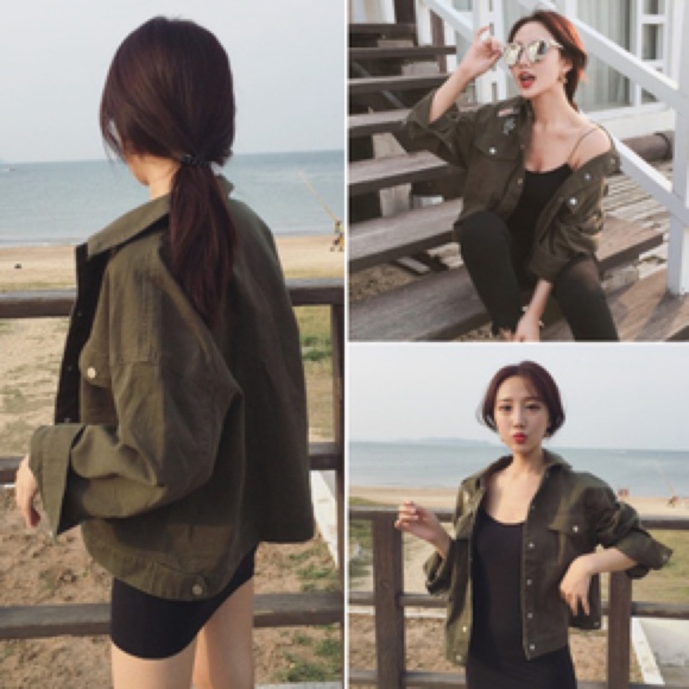 50% OFF!! 🎊military green🎊army style jacket