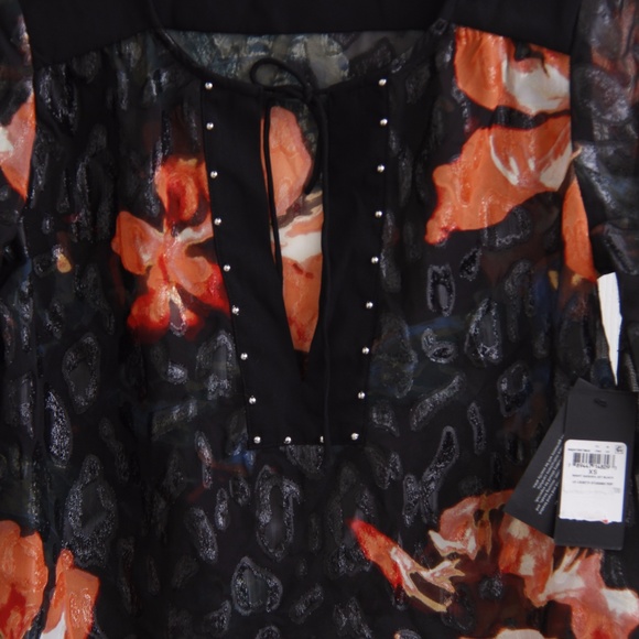 GUESS Lisbeth Jacquard Top - Picture 4 of 6