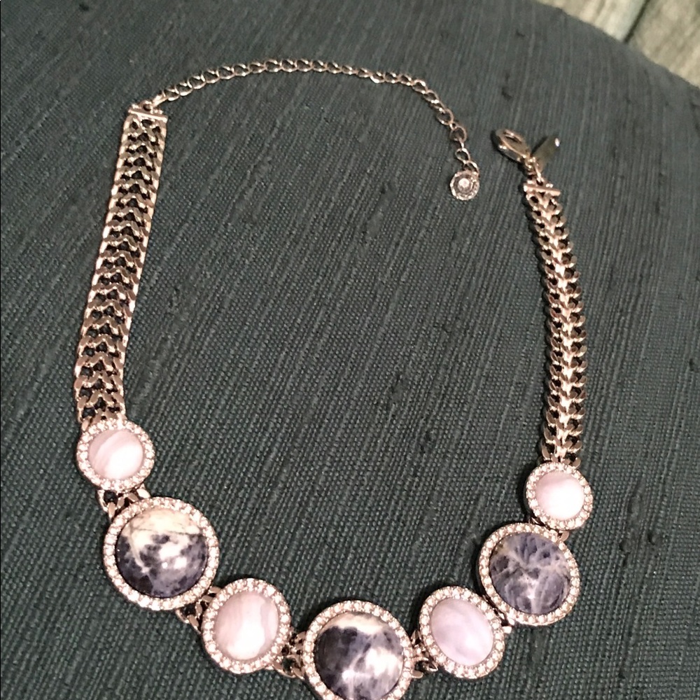 White and Black house Market necklace
