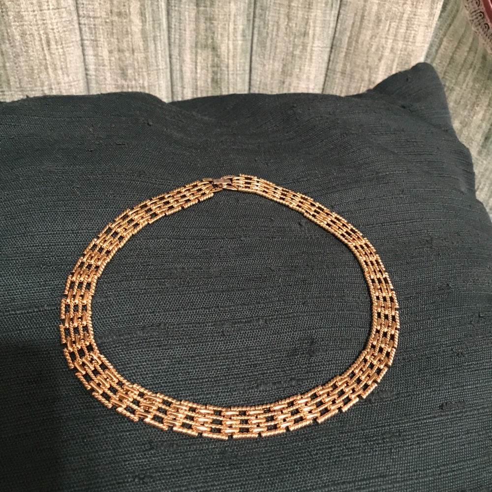 Vintage gold plated necklace