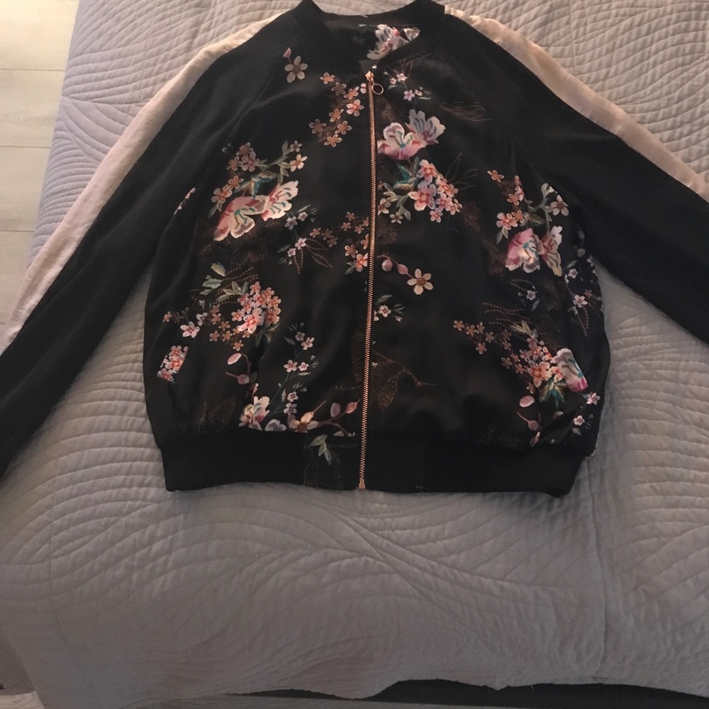 Silky bomber jacket