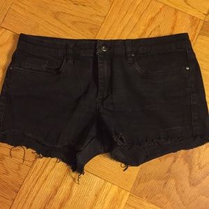 Blank denim shorts never worn!