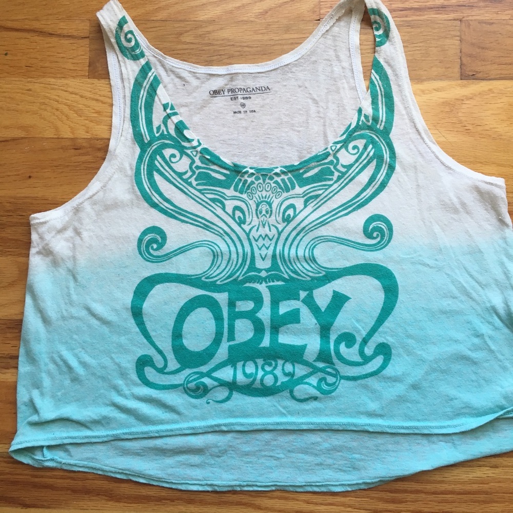 Obey Hi-Low Crop Top