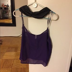 American apparel tank with tube bra included